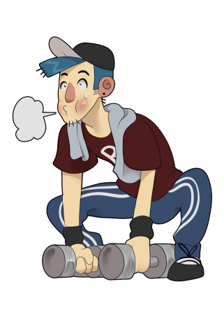 Kuntosalitreeniä Vesikossa