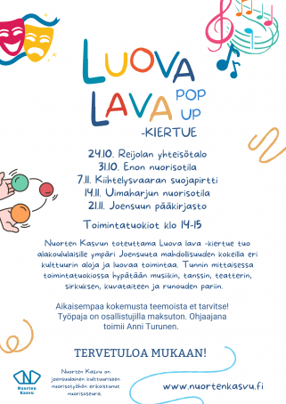 Luova lava POP UP -kiertue