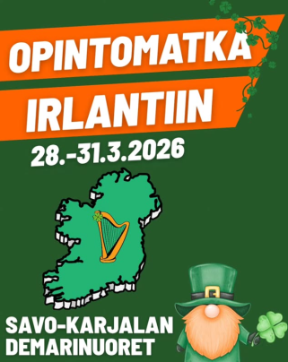 Opintomatka Irlantiin